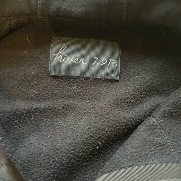 Lululemon Special Edition Bow Scuba Hoodie Beautiful Baroque Black Size 8 - Picture 4 of 5